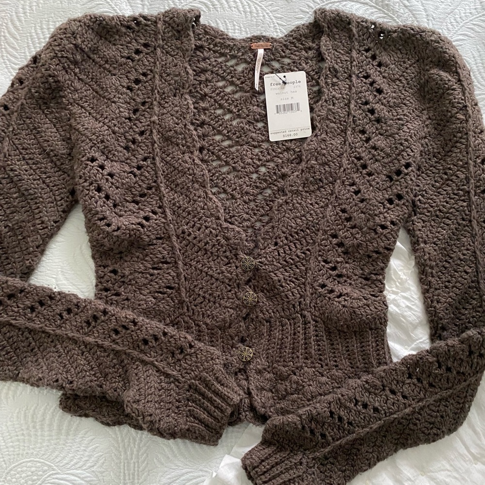 NWT -  Beautiful Free People cardigan sweater